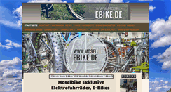 Desktop Screenshot of mosel-ebike.de